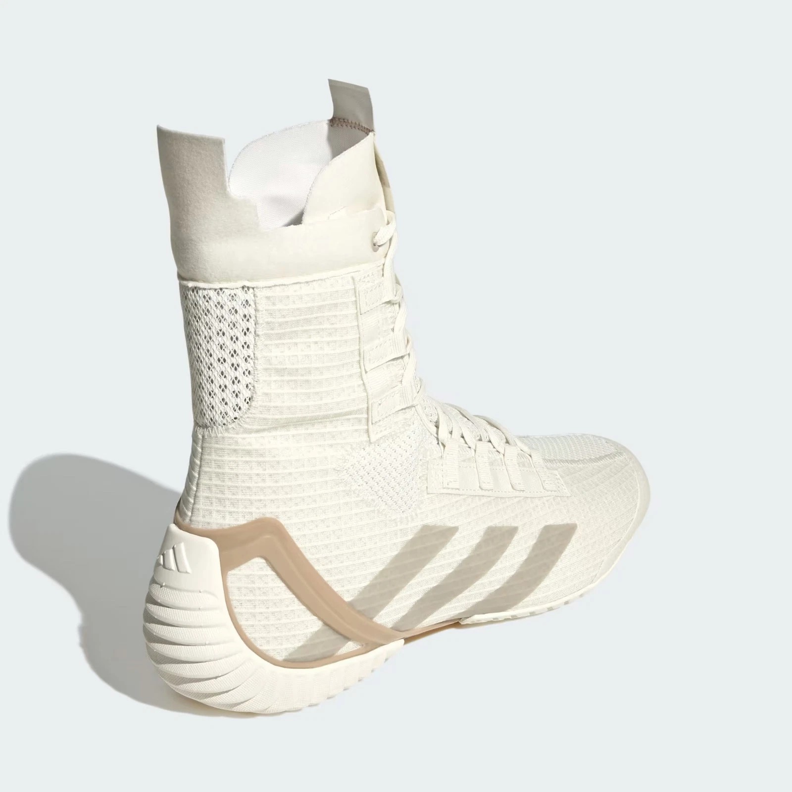 NEW Adidas Boxing Speedex 23 High Top Shoes Off White Men's Size 6 JH8822