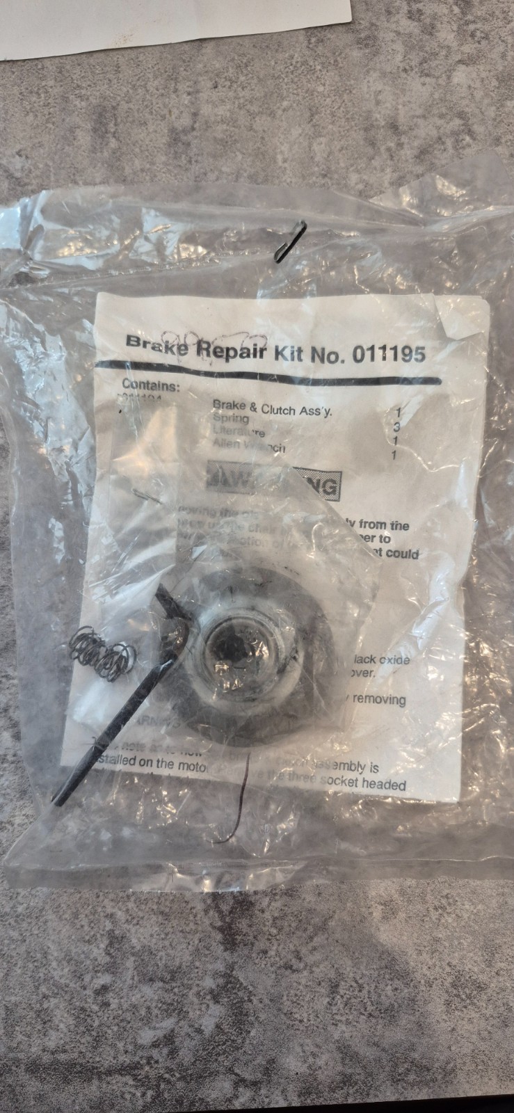 Pelton and Crane Chairman lift motor brake