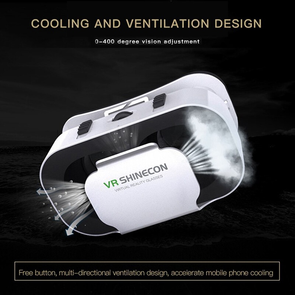 3D VR G05A Glasses Headset Headmounted Virtual Reality Adjustable VR4367