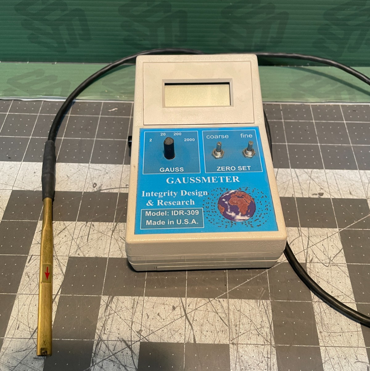 Integrity Design IDR-309 Digital Gaussmeter Magnetic Field Meter
