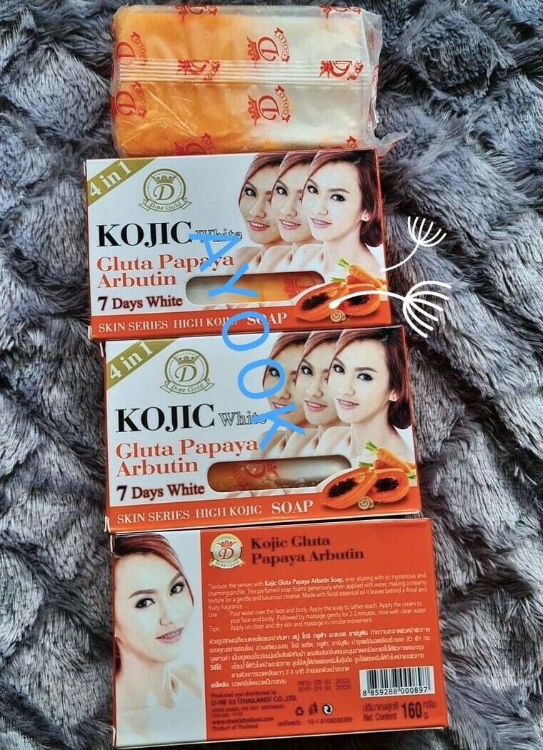 Gluta PAPAYA Arbutin 7days Soap. Clear spot 1pcs.