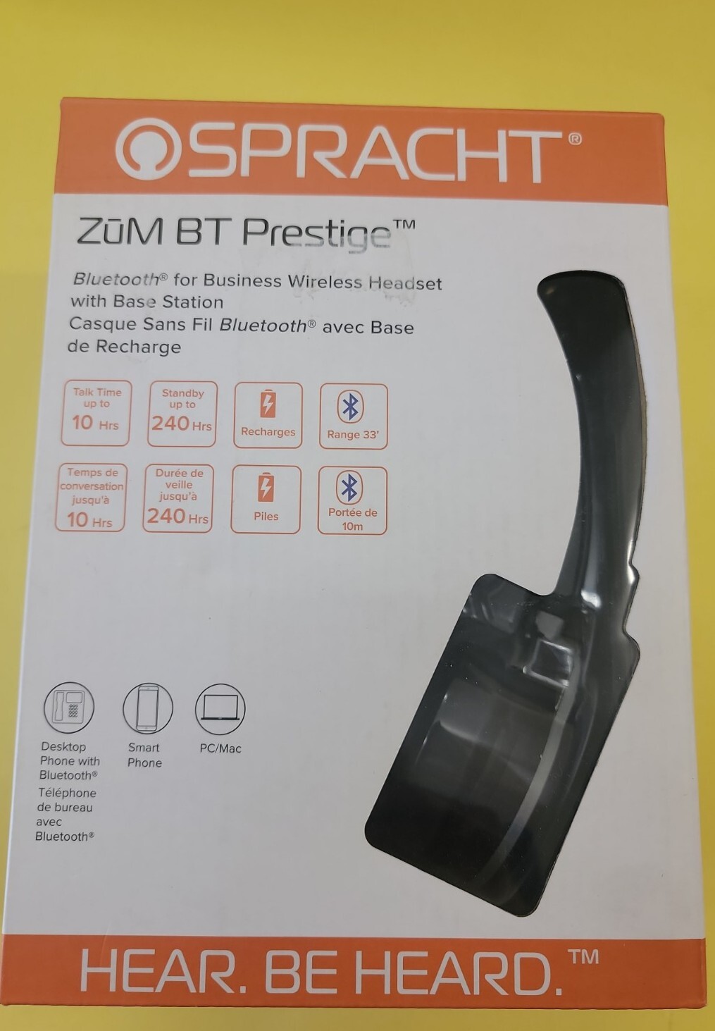 Spracht ZUMBT Prestige Wireless Headset - Stereo - Wireless - ZUMBTP-400