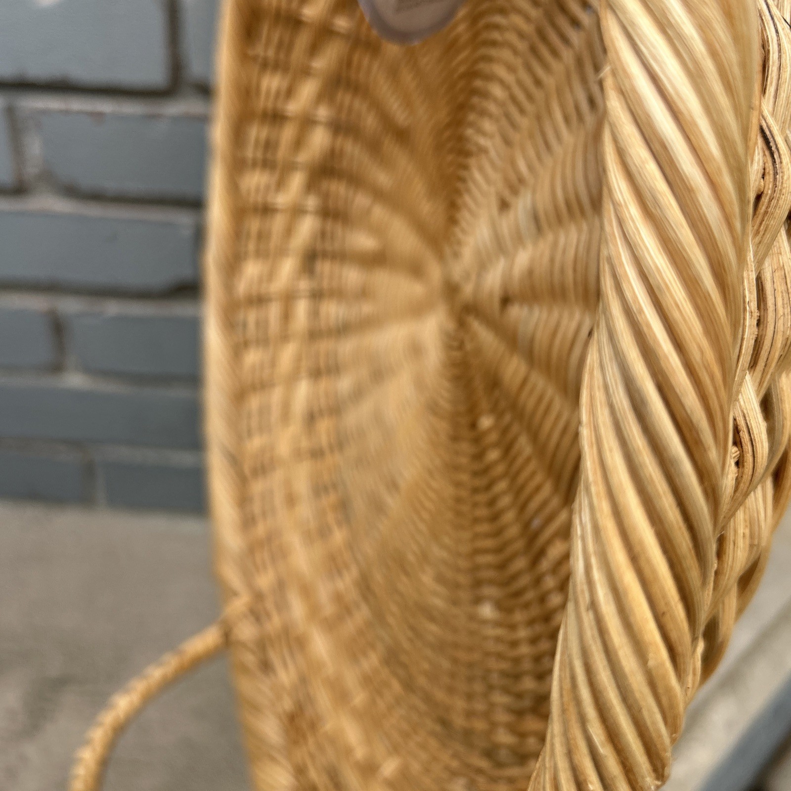 Studio Magee Round Basket With Two Handles 17.5” Diameter
