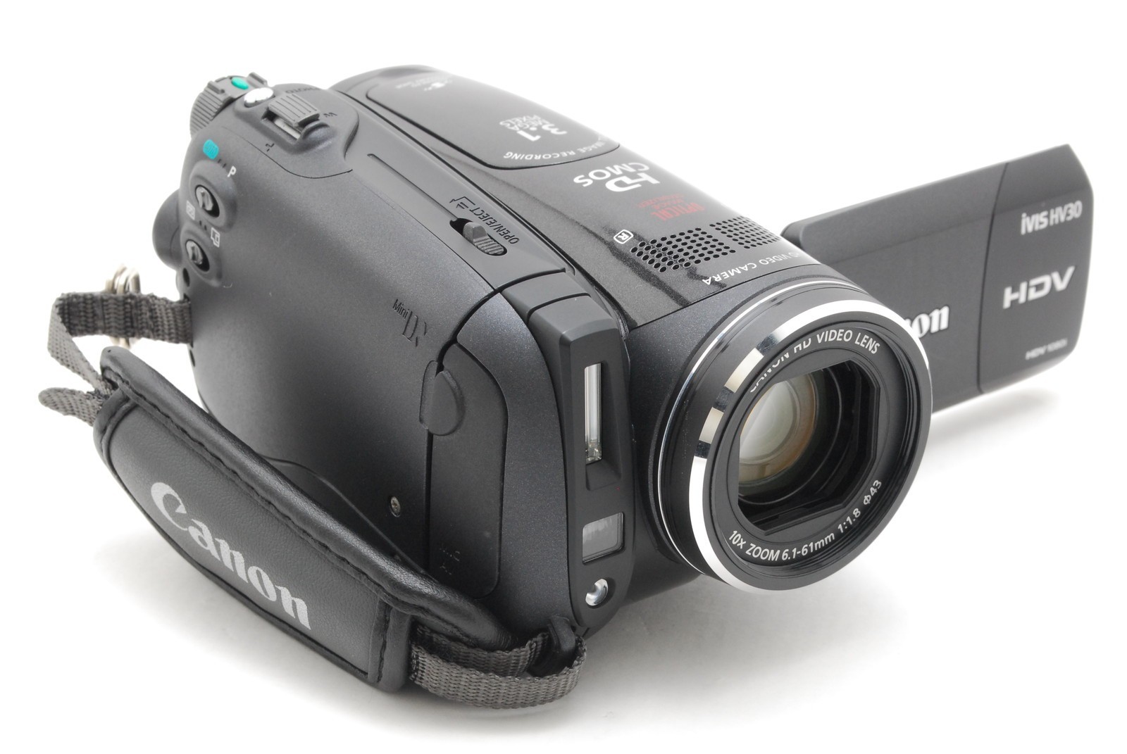 Tested [ MINT ] Canon VIXIA HV30 iVIS HDV miniDV Tape Camcorder Black From Japan