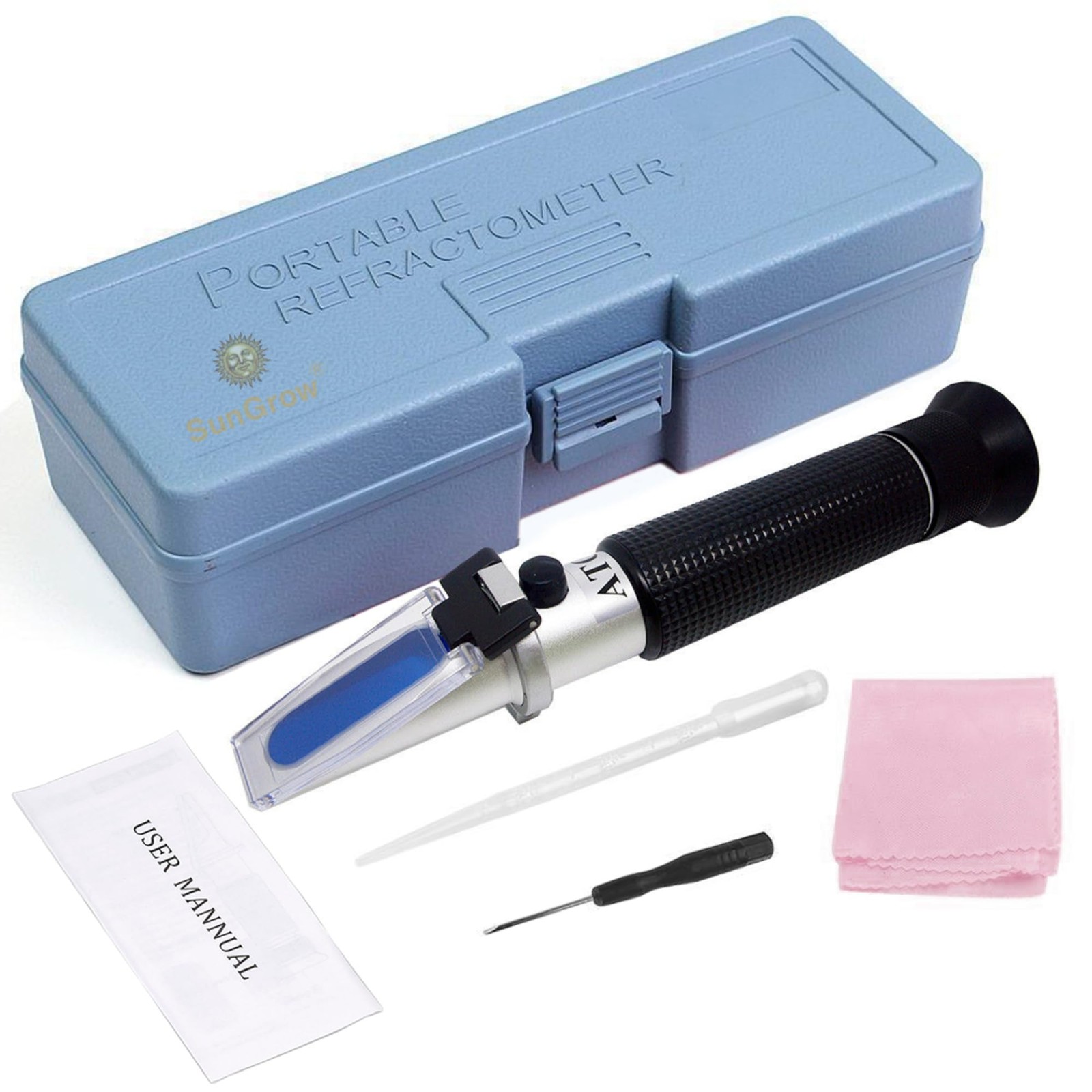 SunGrow Measure Salinity of Water with Aquarium Refractometer, Remarkable...