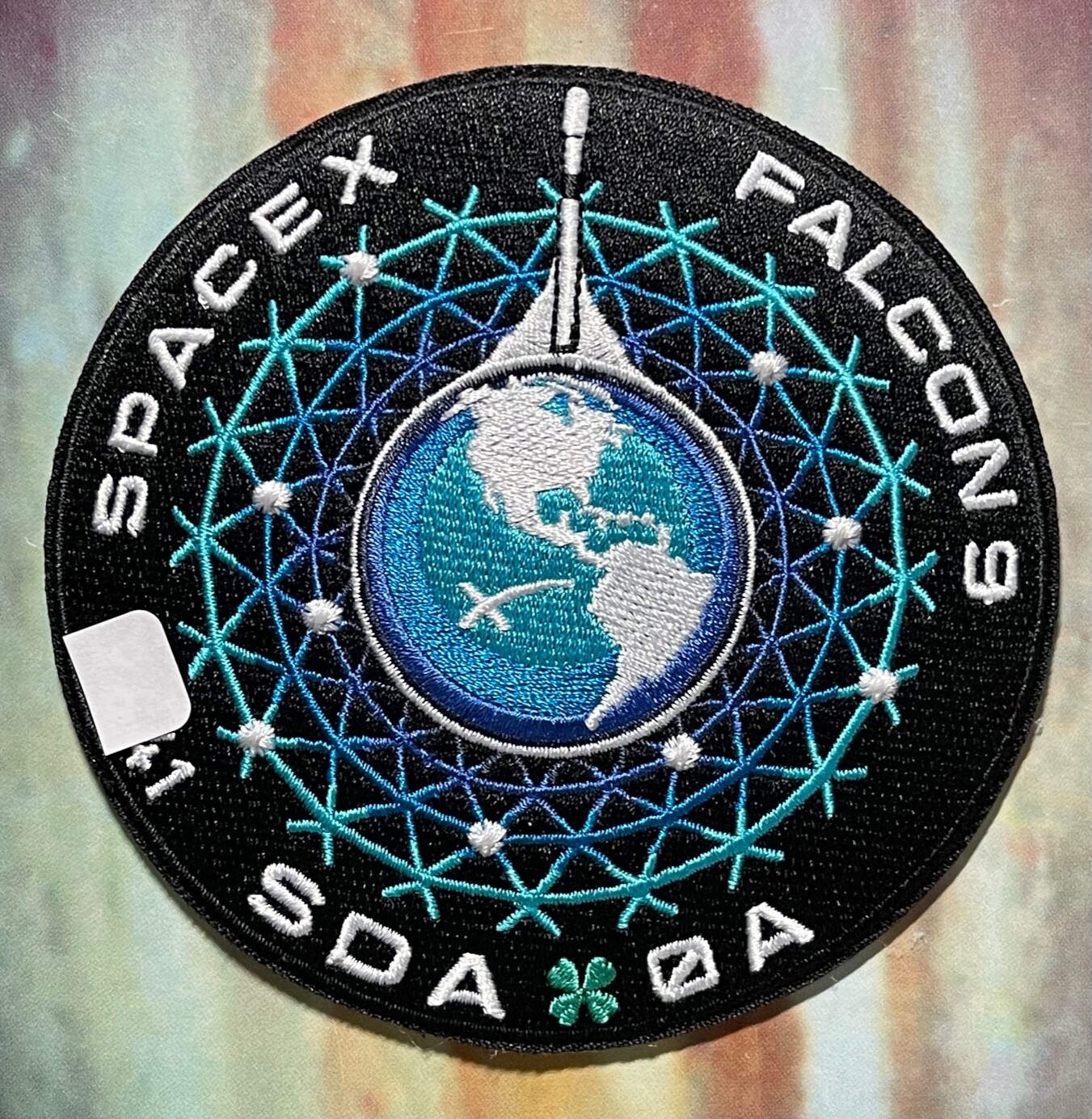 SDA 0A FALCON 9 AUTHENTIC SPACEX SPACE X EMPLOYEE NUMBERED PATCH 🚀
