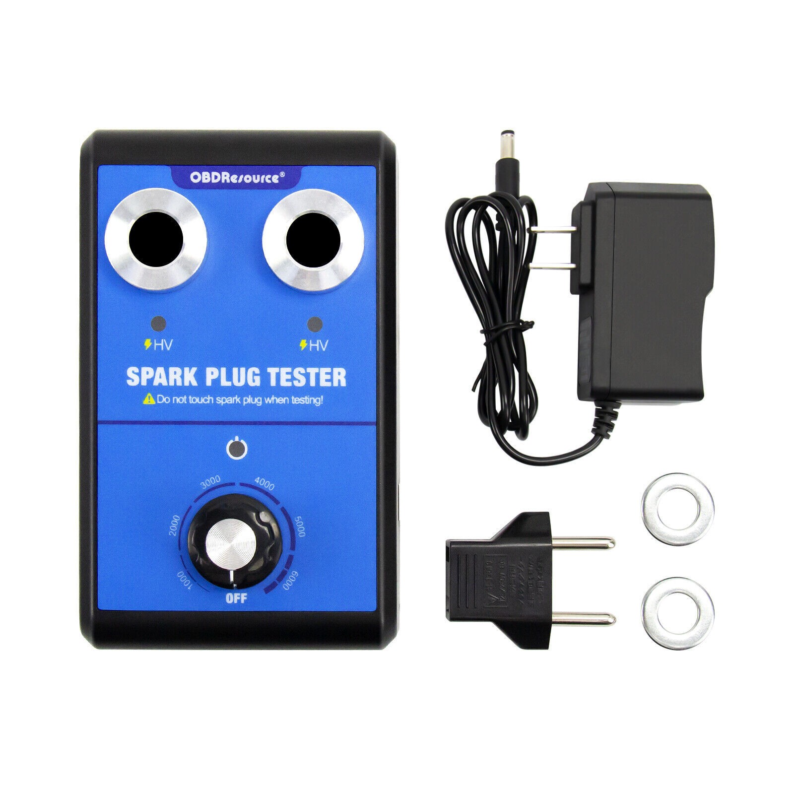 2024 Car Ignition Spark Tester Dual Holes Ignition Coil Tester Analyzer Tool