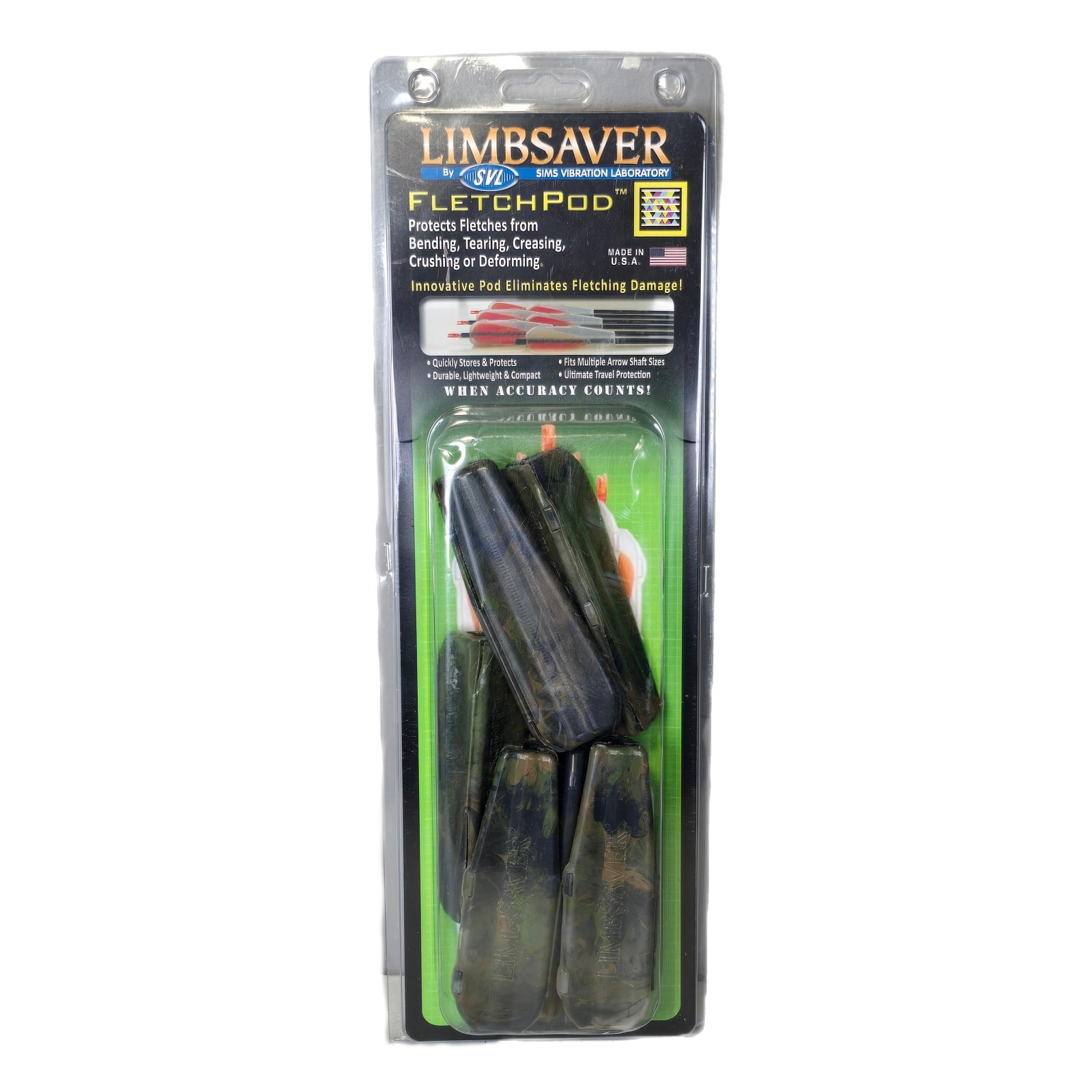 Limbsaver #4302 Fletchpod Archery Bowhunting - 1pk of 6pcs - Brand New Sealed