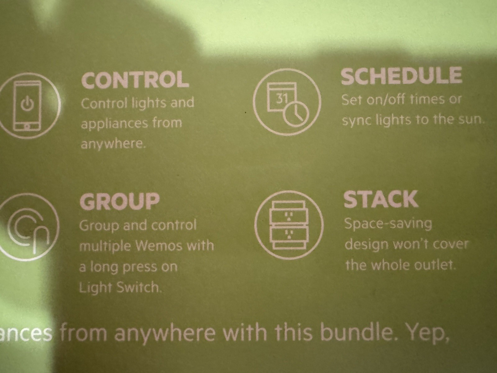 WeMO WiFi Light Switch + Smart Plug Bundle w/Voice Control WLSP3063-BDL