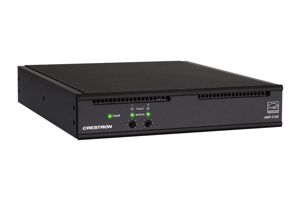 Crestron AMP-2100  Dual-Channel Modular Power Amplifier, 100W/Ch., 4/8Ω.