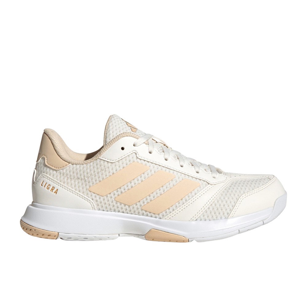 adidas Ligra 8 Indoor Volleyball  Womens Off White Sneakers Athletic Shoes JP976