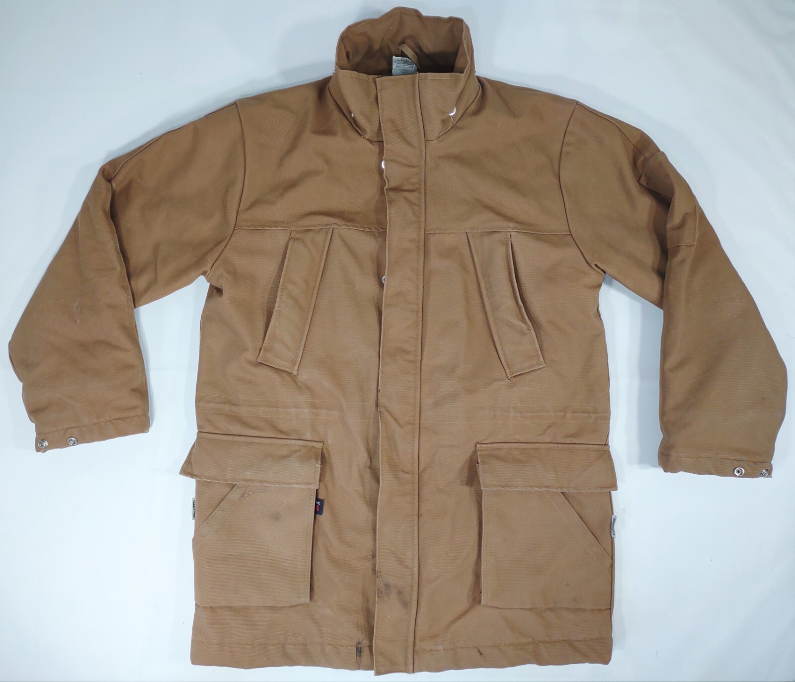 Magid 2112 FR Coat L Lined Cotton Twill HRC 4 70E Protective Safety Flash Fire
