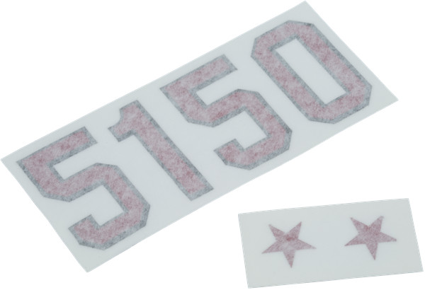 Official 5150 Red Holographic Prism Guitar Decal Sticker Set EVH Eddie Van Halen