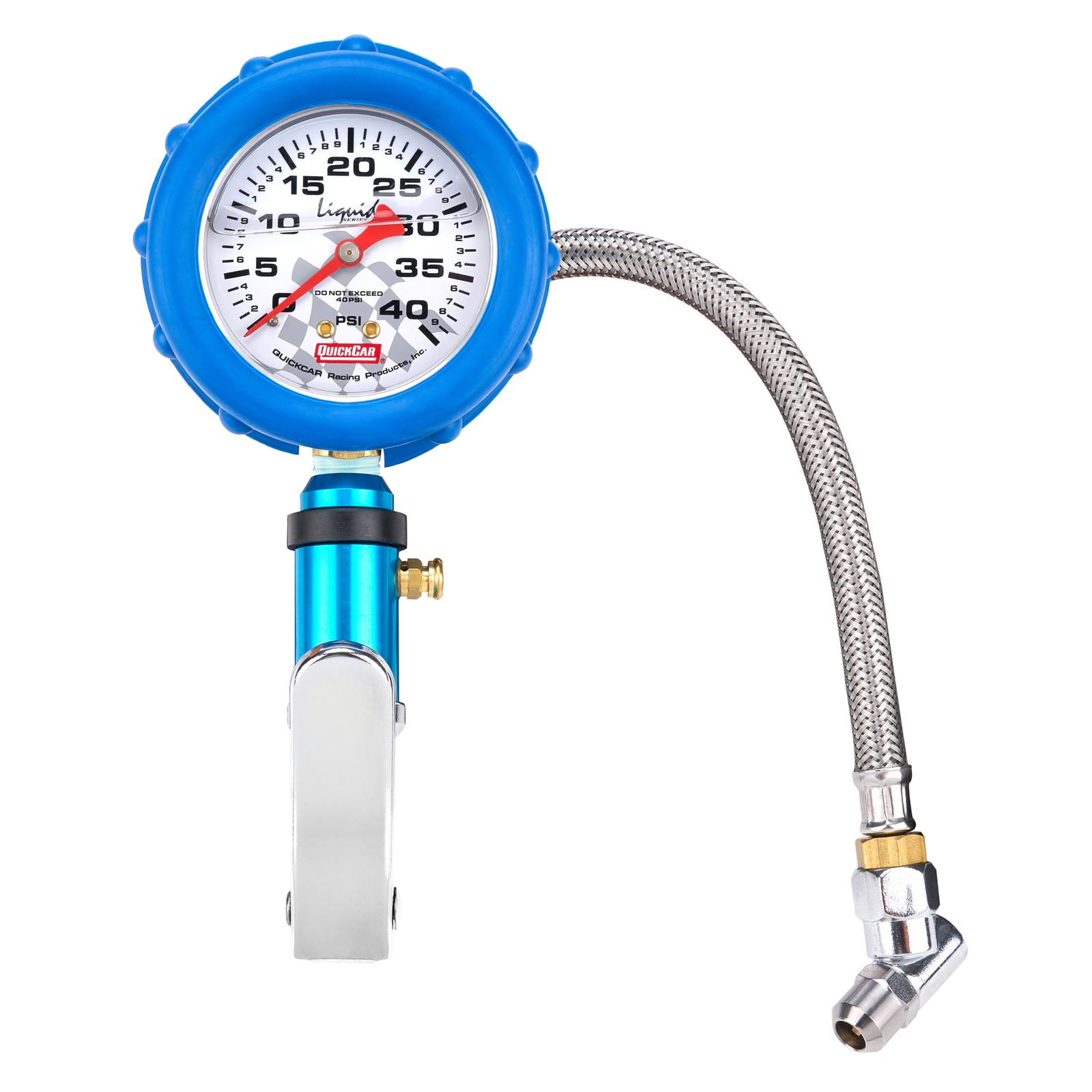 Quickcar Racing Products Tire Inflator And Gauge Tire Inflator 0-40psi Liquid