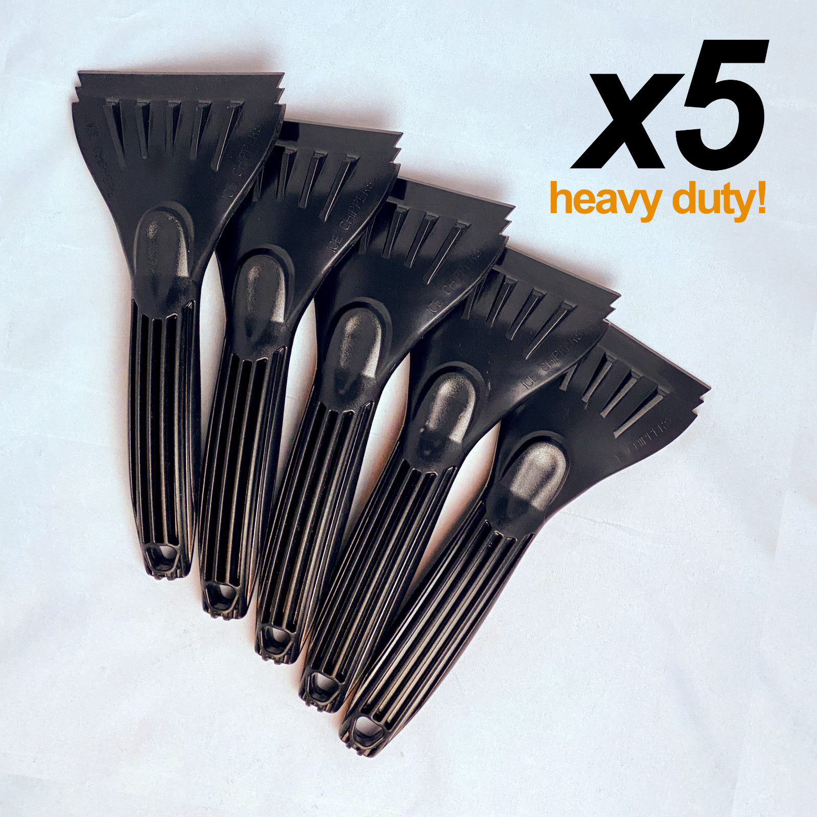 LOT of 5: CAR ICE SCRAPERS 9" WINDOW WINDSHIELD CHIPPER WINTER SNOW PACK DEAL