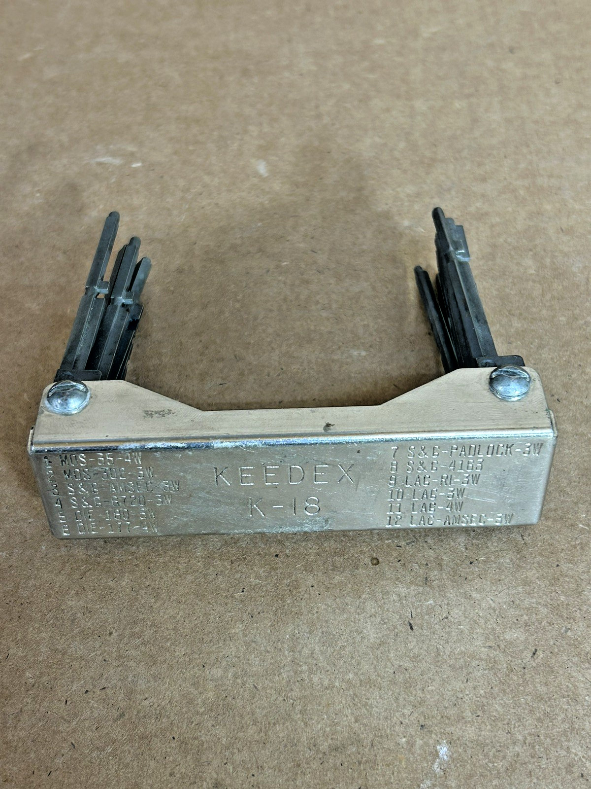 Keedex K-18 Locksmith Safe Combination Change Key Tool
