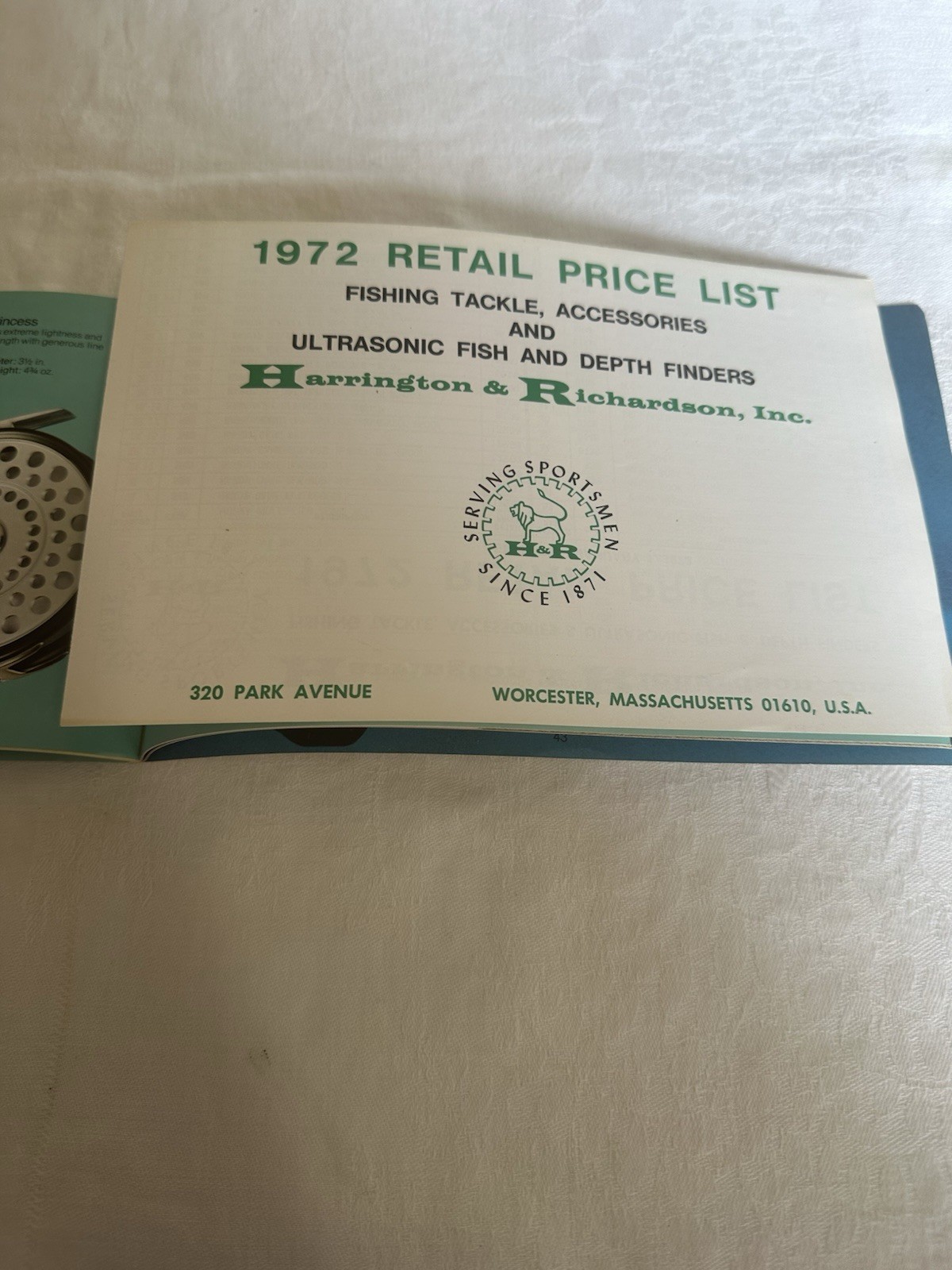 Vintage Harrington & Richardson Anglers Catalog