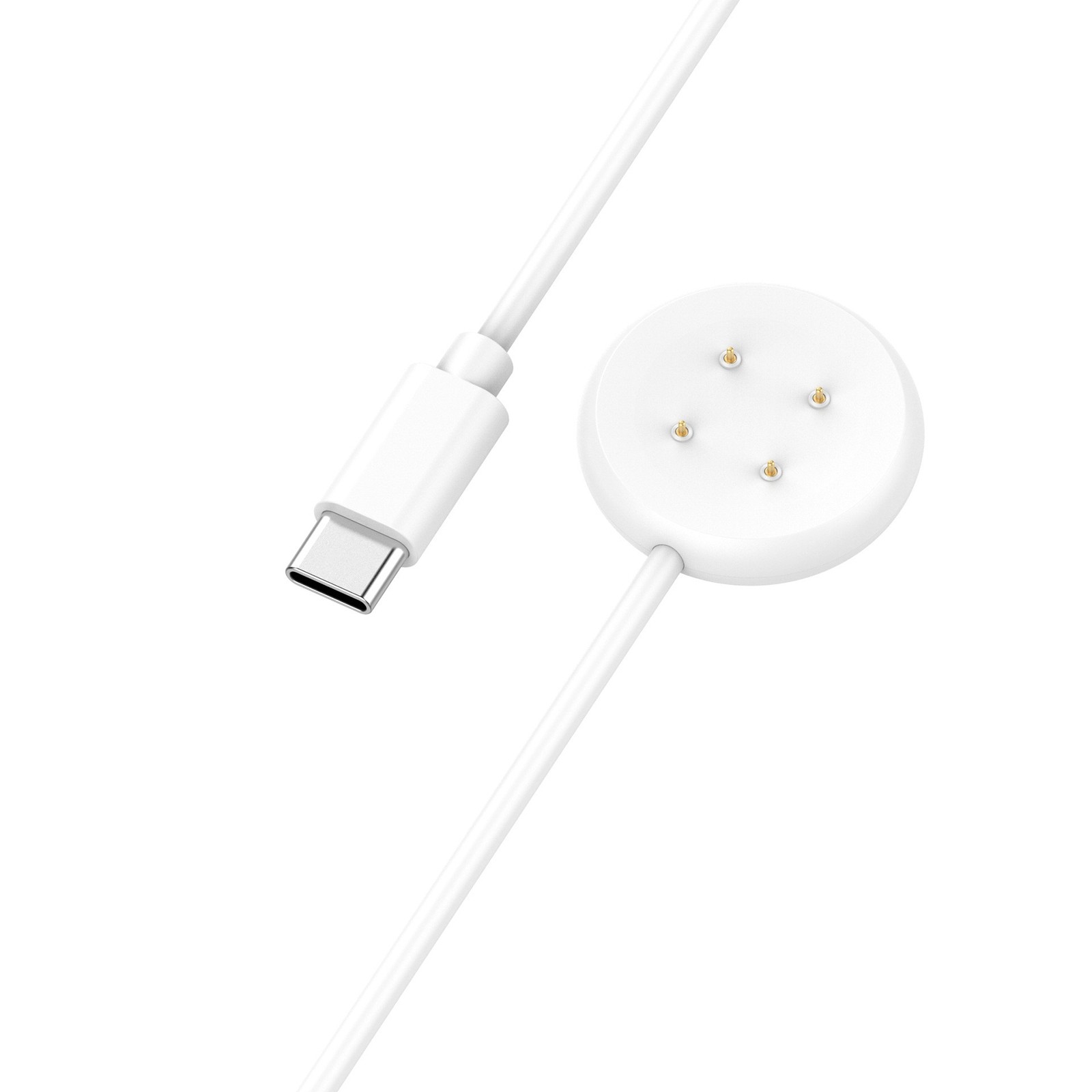 White Magnetic Charger Type-C Charging Cable Station For Google Pixel Watch 2,
