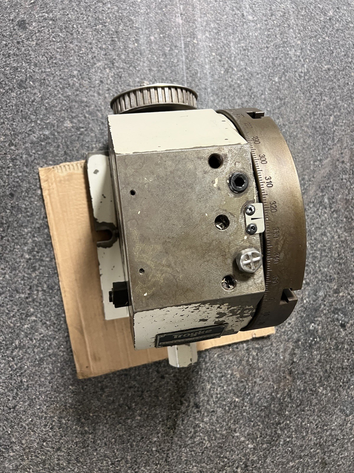 troyke DL-10-B 4th axis (missing Controller/motor) 7” Center 10” Table Cnc Mill