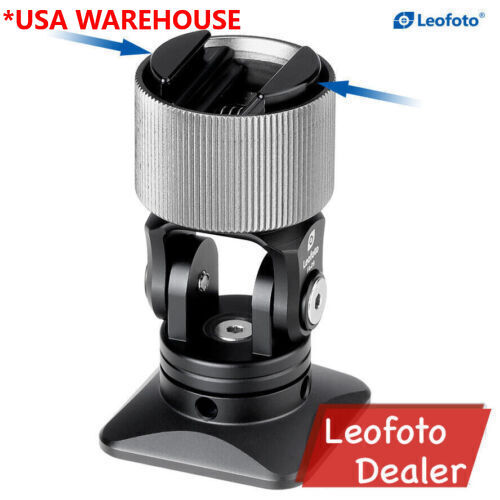 Leofoto FA-09 Hot Shoe 1/4" Tilting Cold Shoe Flash Adapter Tripod