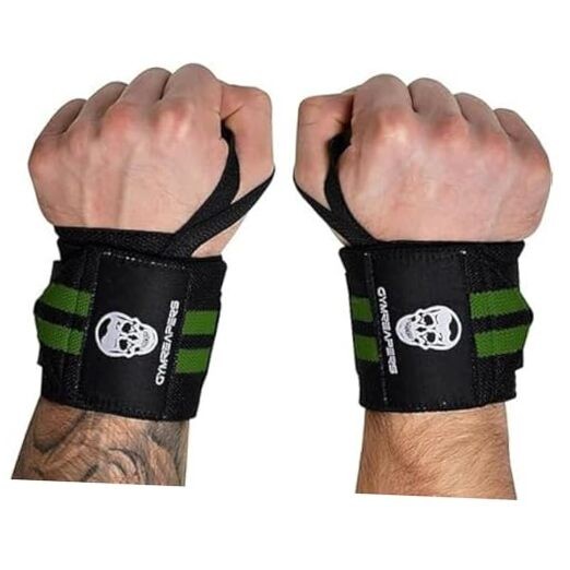 Weightlifting Wrist Wraps (IPF Approved) Professional 18" Military Green