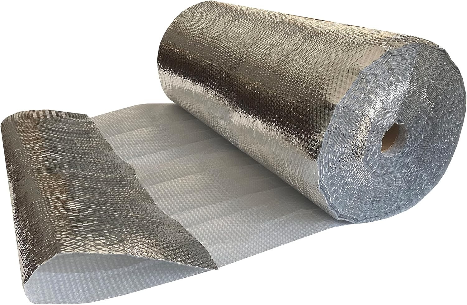 USA Reflective Insulation Bubble Roll, 48" Width x 125' Length, Bubble Pack