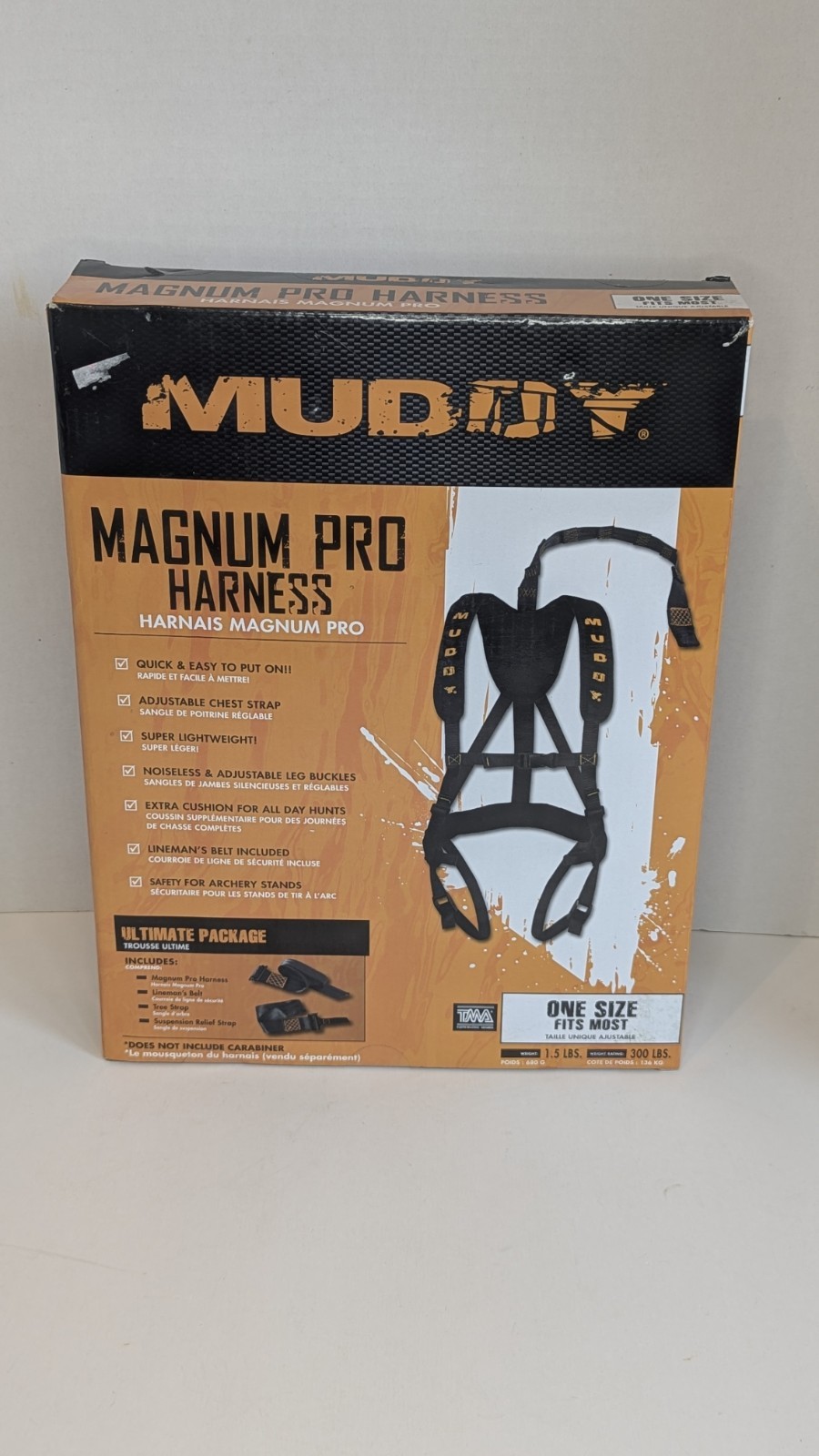 Muddy Outdoors Magnum Pro Padded Adjustable Treestand Harness Only