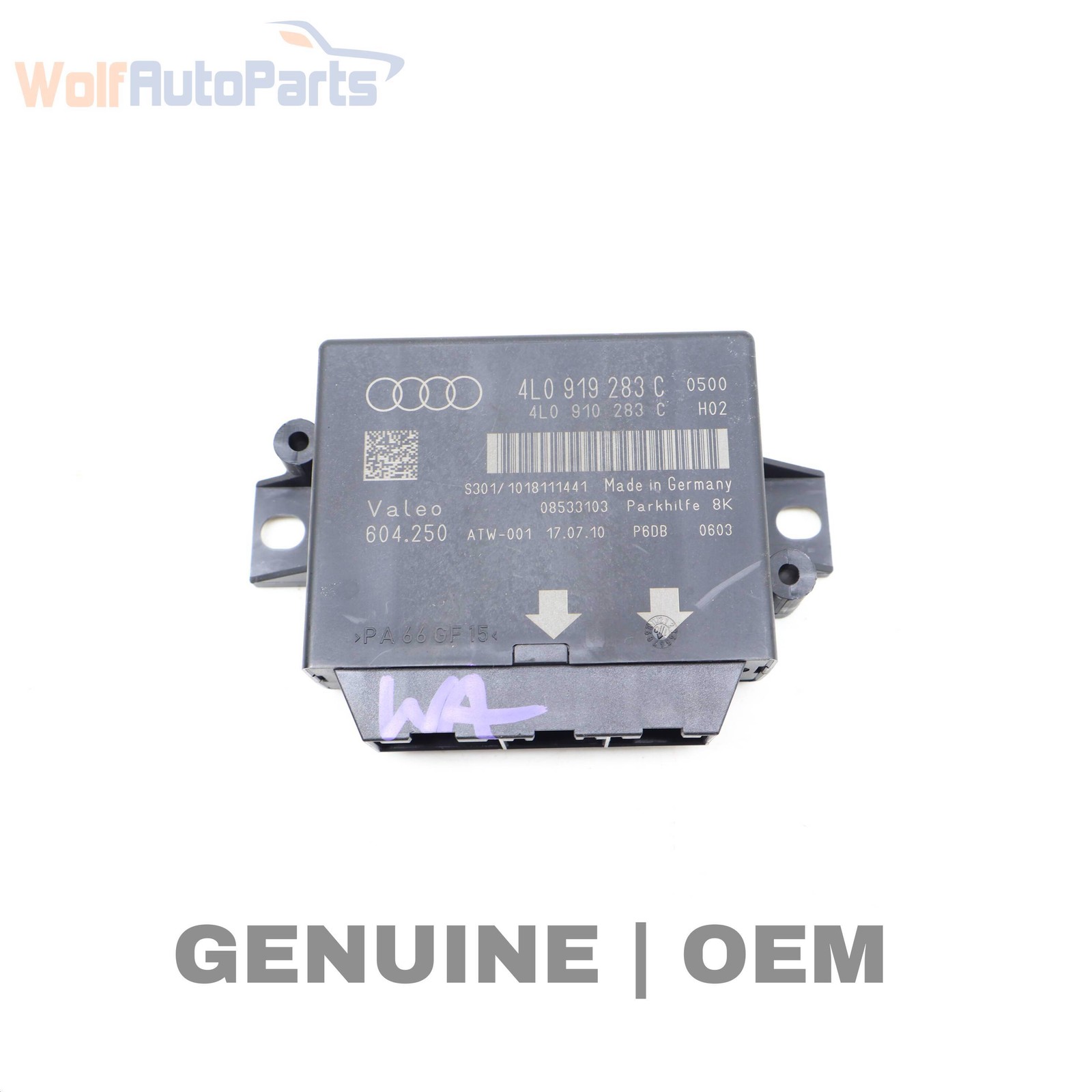 2009-2011 AUDI A6 QUATTRO - Parking AID / PARK Assist Control Module