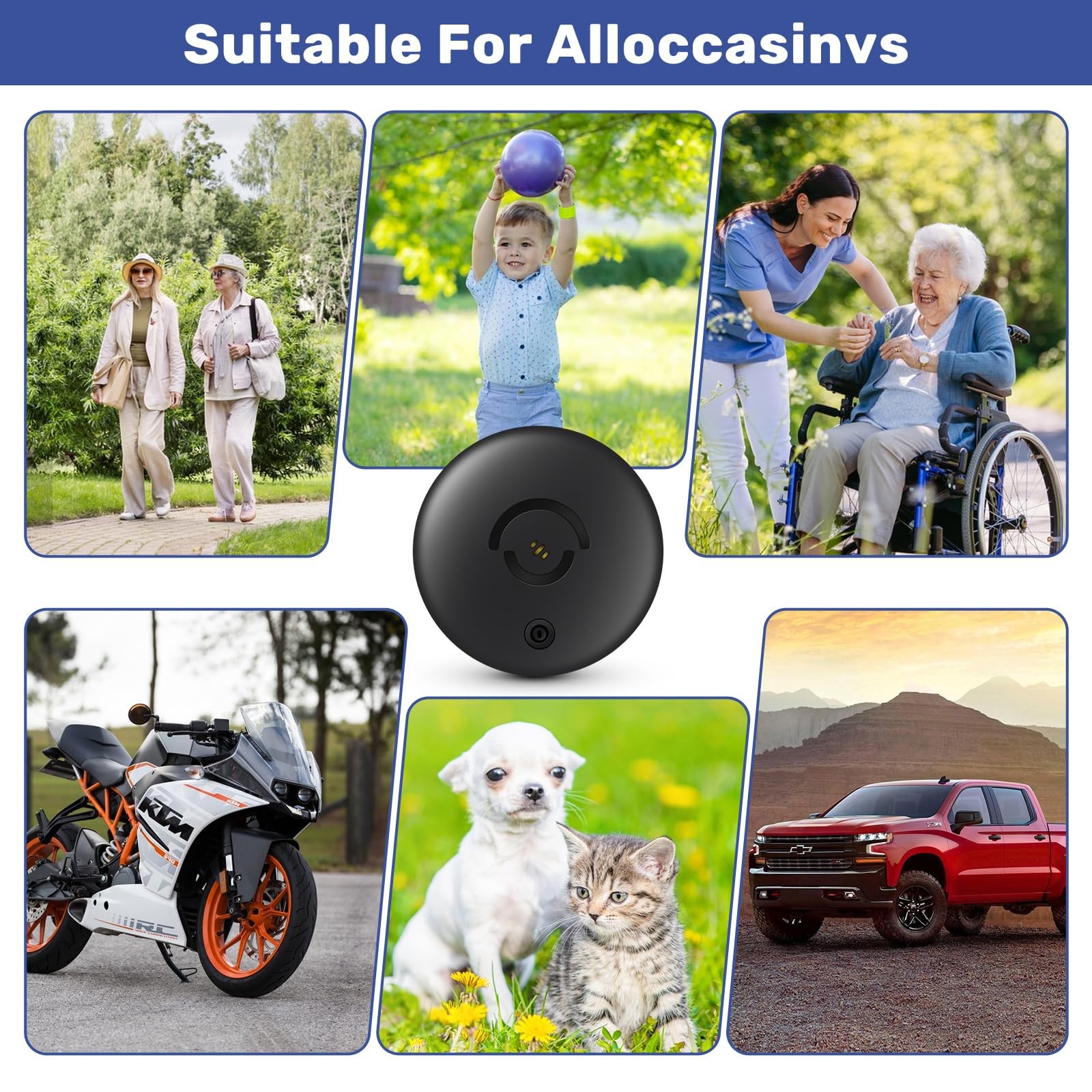 Hidden Magnetic Mini GPS Tracker for Vehicles – No Subscription GPS Device, R...