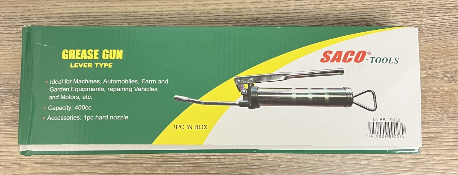 SACO - Grease Gun - Lever Type - 400CC - 4.500 PSI