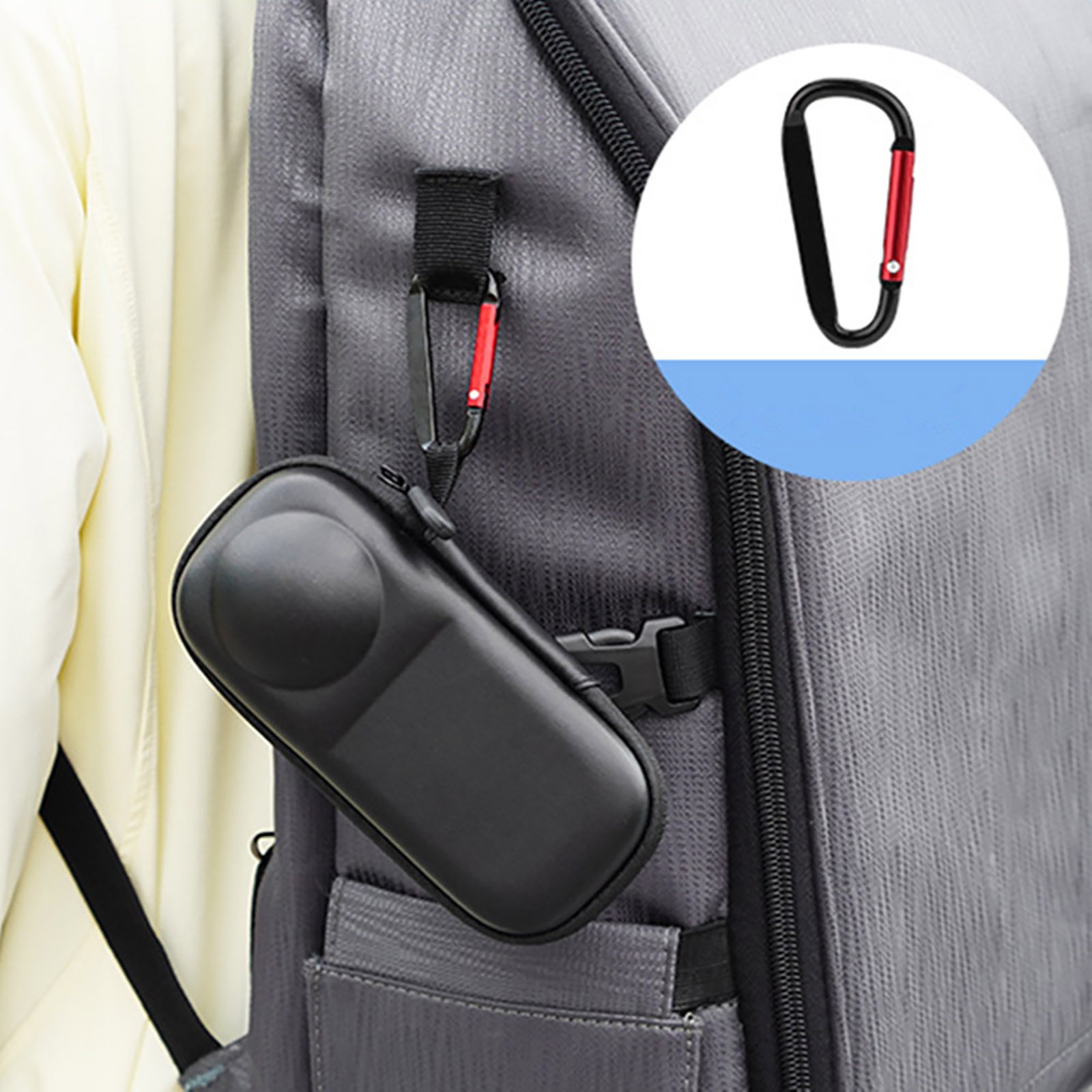 PU Protective Bag for Insta360 X4 Camera Accessories Storage Protable Case Box