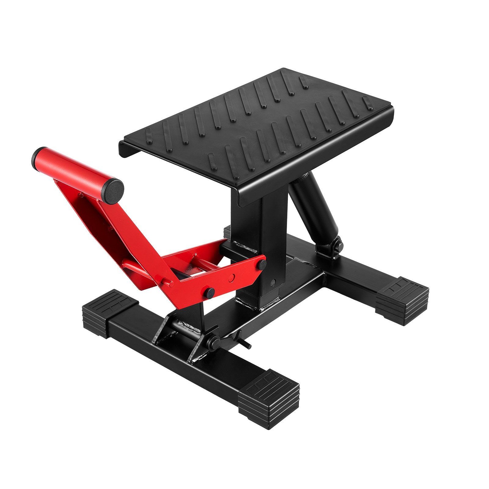 Motorcycle Lift Stand — 1200lb Steel Jack, Hydraulic Lift, Slow Descent