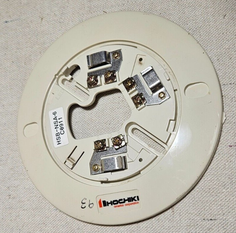 Lot (25) Hochiki HSB-NSA-6 Smoke Detector Base