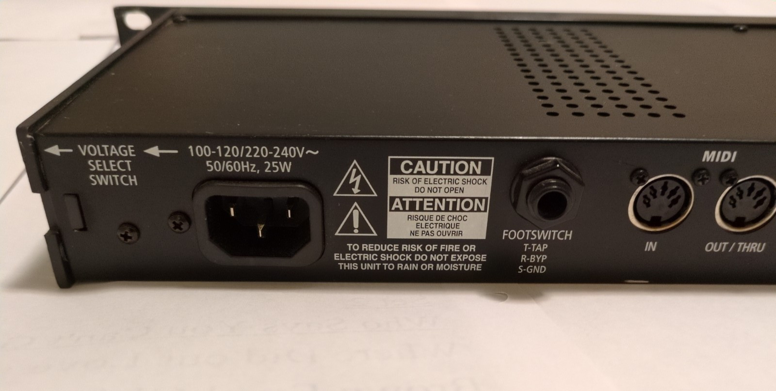 Lexicon MPX 200 Multi-Effects Processor Rackmount Digital 1U MIDI S/PDIF EX Cond