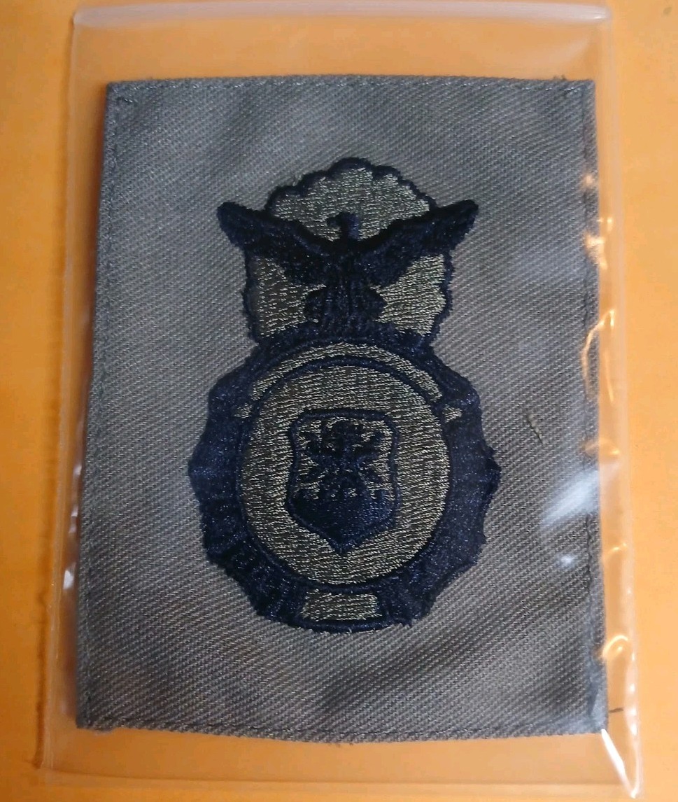 US Air Force Security Police ABU Cloth Patch Surplus Used $5.00 Free Shipping
