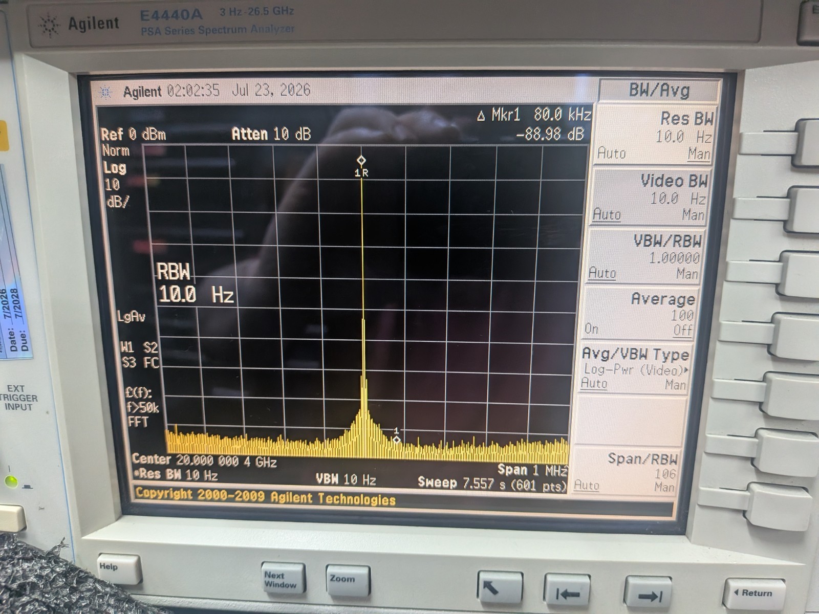 BNC Berkeley Nucleonics Signal Generator 845 Mini Handheld Cald! 20 Ghz Options