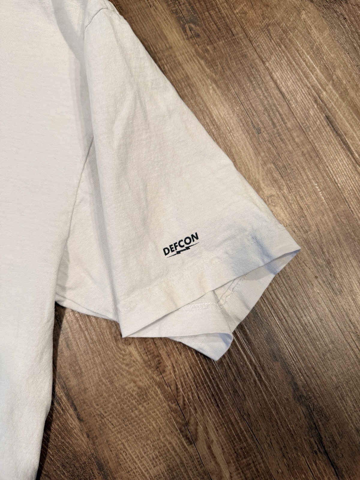 Defcon "Eagle Violent World Protection" White Shirt Medium
