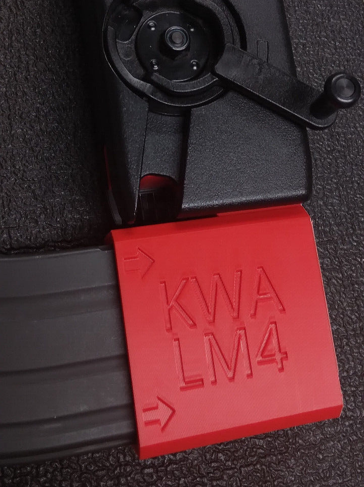 KWA LM4 GBBR Airsoft Odin Speedloader Adapter (Red)