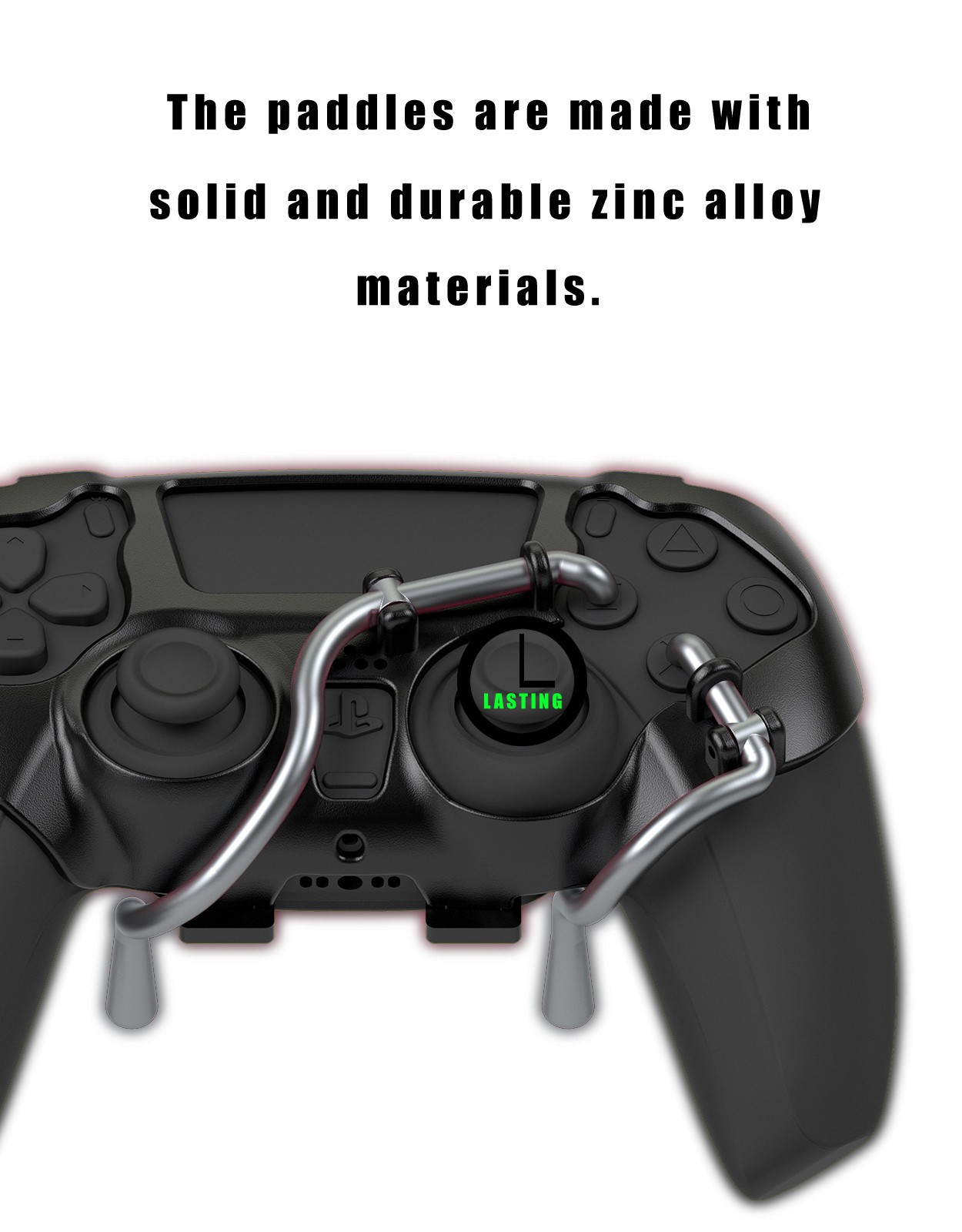 EXknight Leverback Back Paddles for PS5 Controller