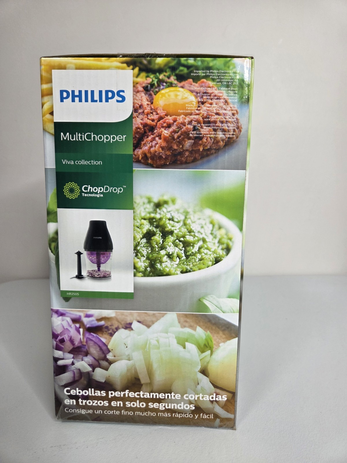 Philips MultiChopper Food Processor w/ ChopDrop Technology,  Black - HR2505/26ST