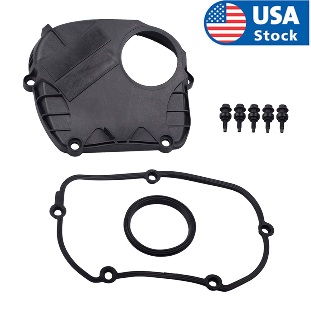 Engine Upper Timing Chain Cover w/ Gasket for VW Jetta Golf GTI CC Audi A3 A4 A6