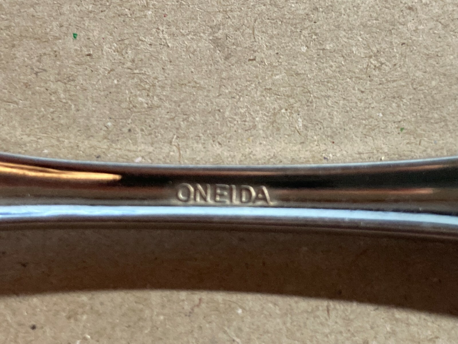 Oneida WORDSWORTH Stainless (1) Sugar Shell Spoon 6"