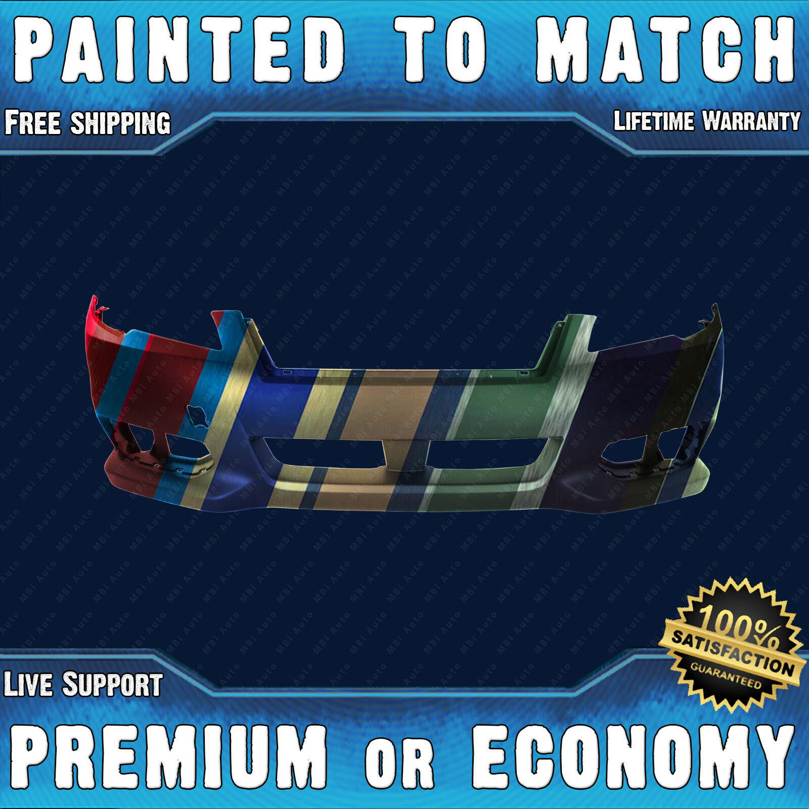 NEW Painted To Match Front Bumper Cover Replacement for 2013 2014 Subaru Legacy