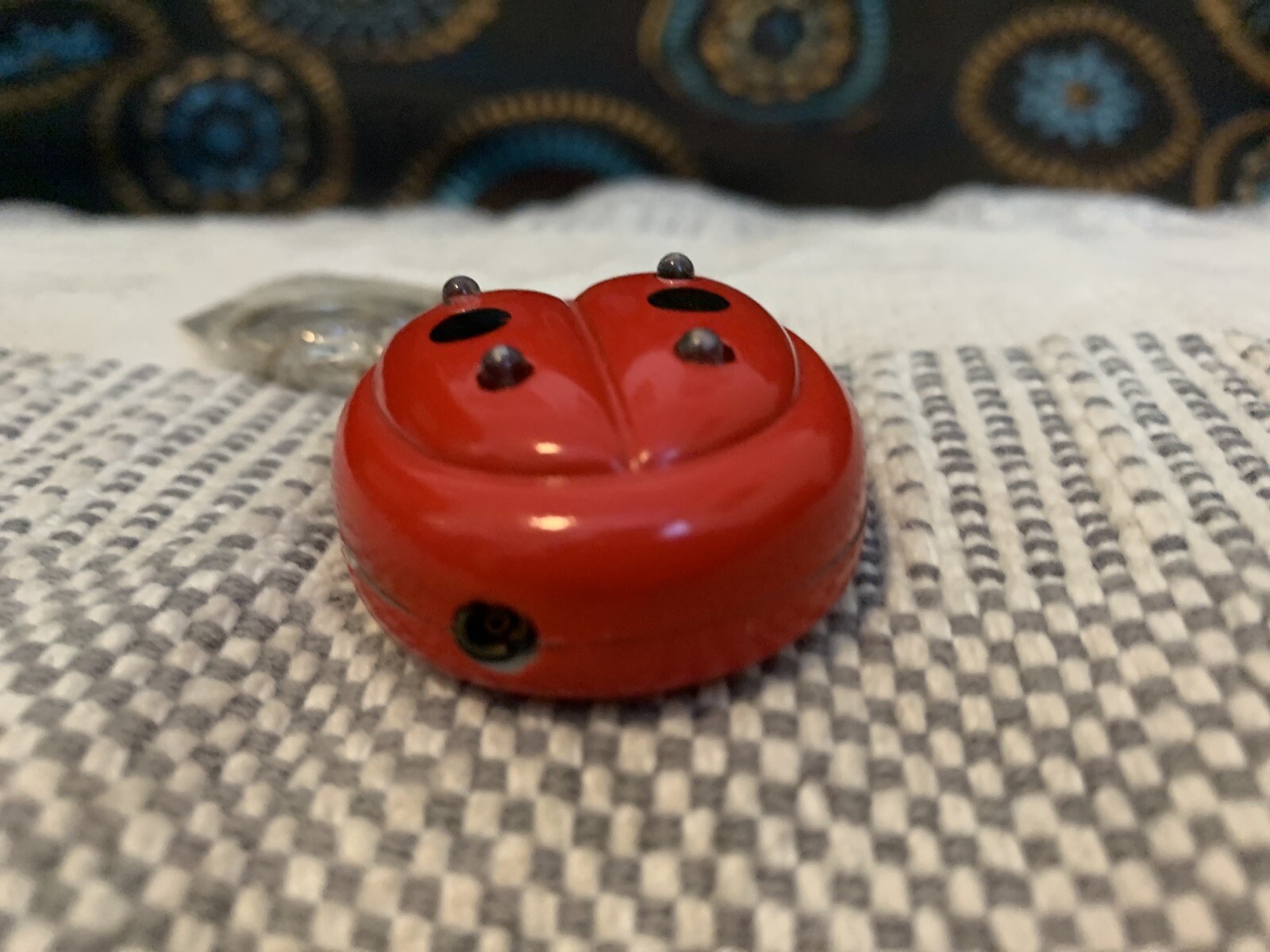 Red BEETLE CIGARETTE LIGHTER. Keychain Sealed