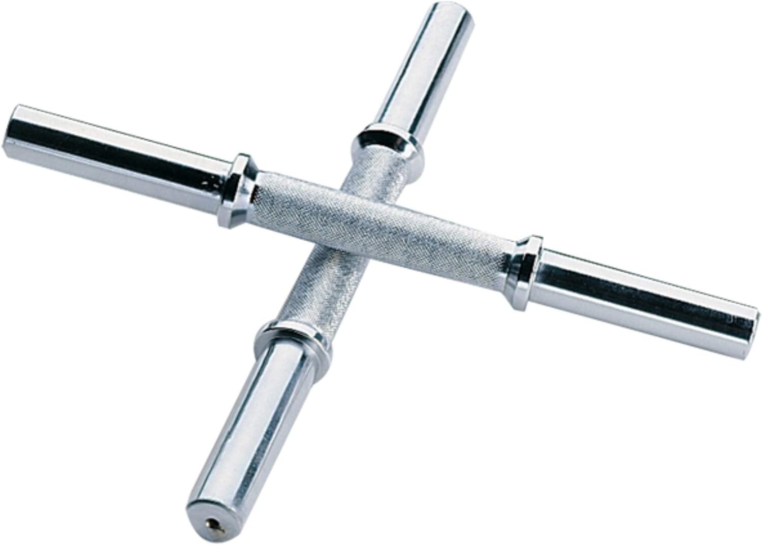 Body-Solid 14 in. Standard Solid Steel Dumbbell Handle for Bicep and Triceps