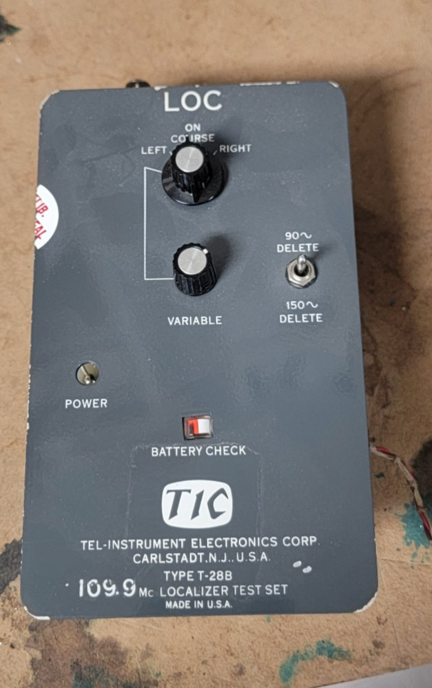 LOCALIZER TESTER FROM T-30CM UNKNOWN CONDITION