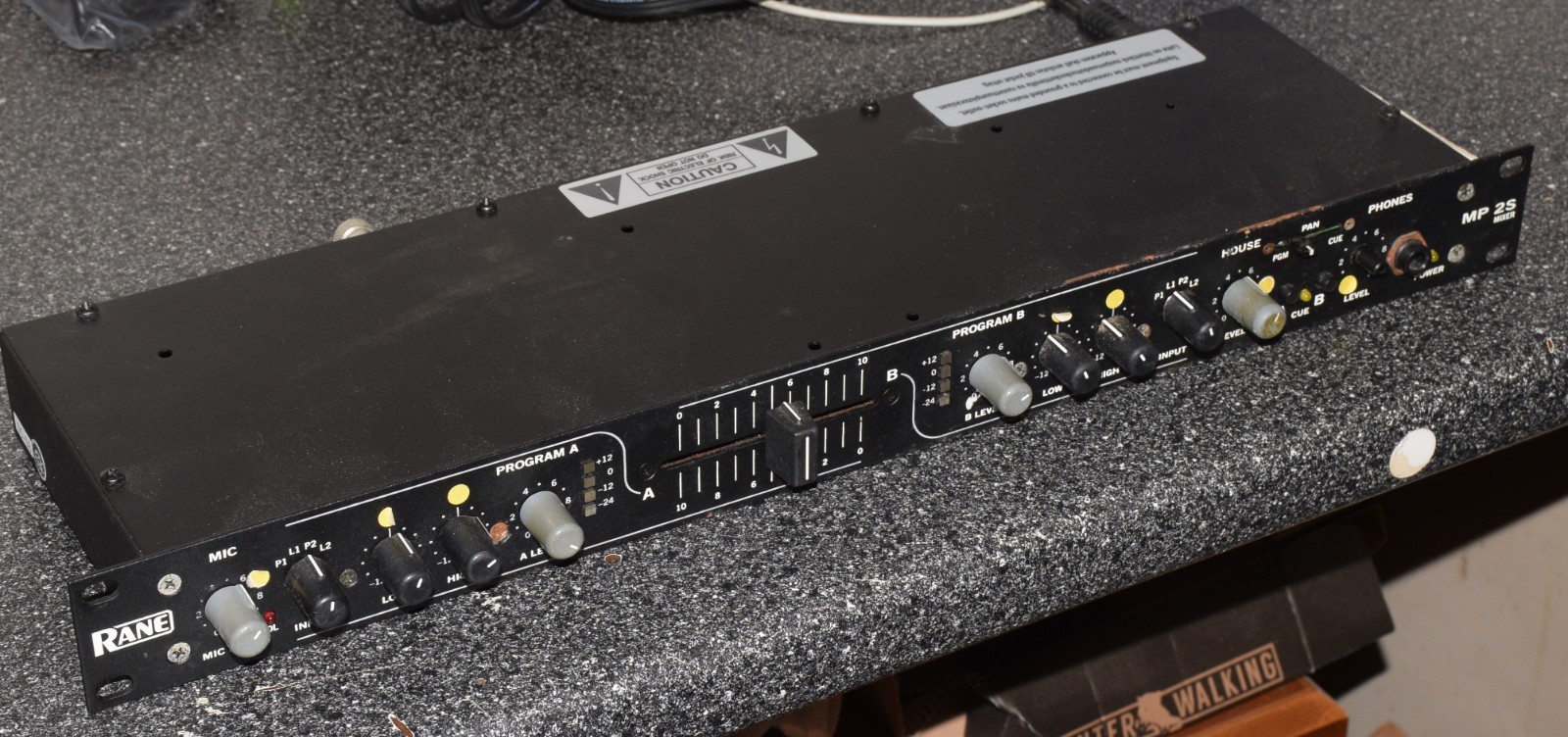 RANE MP 2S SINGLE SPACE RACK MOUNT MIXER MP2S