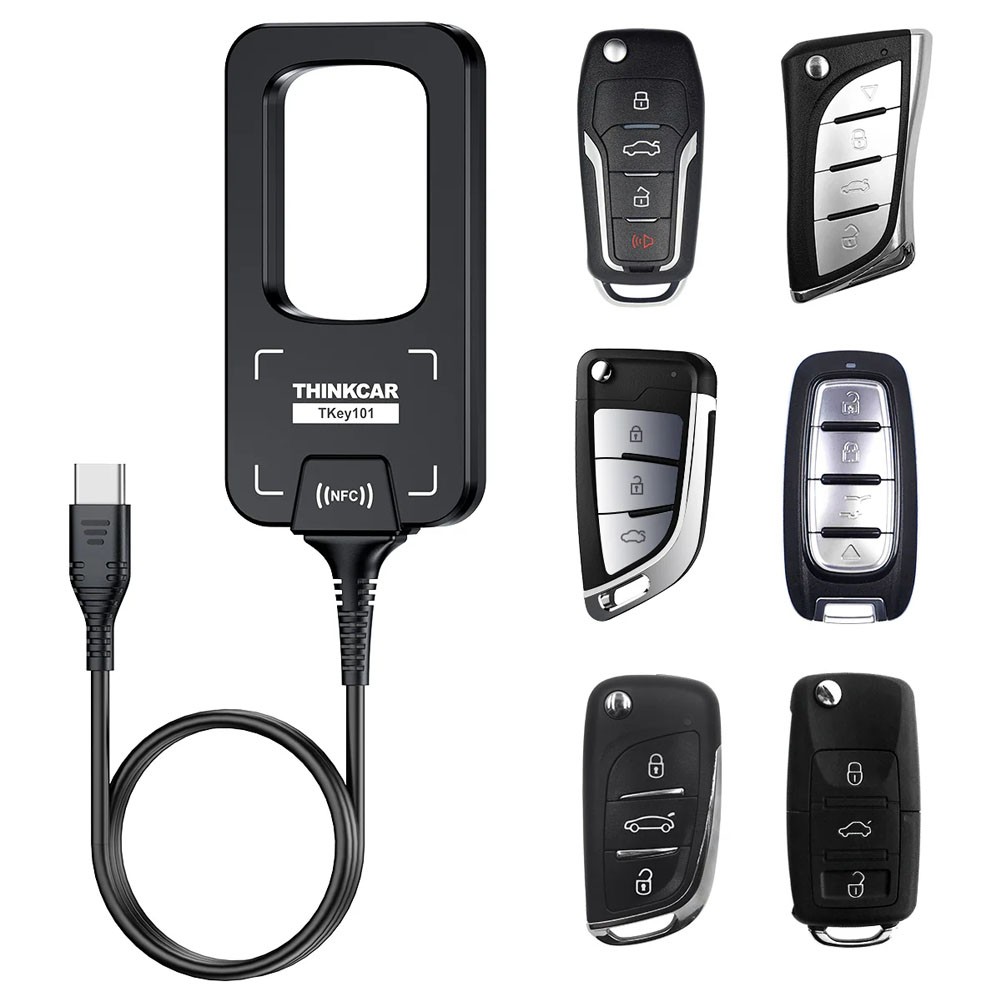 THINKCAR TKEY101 Key Programmer Matching Coding Fob Remote Maker For 892BT 689BT