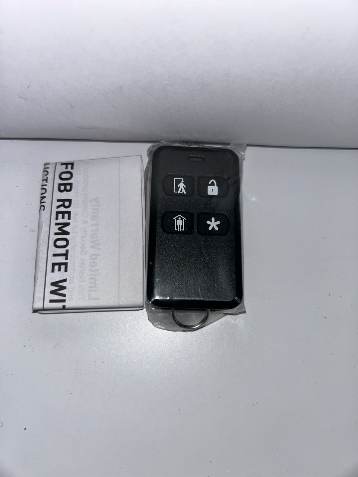 2GIG Encrypted Home Security 4‐Button Remote Keyfob 2GIG-KEY2-345