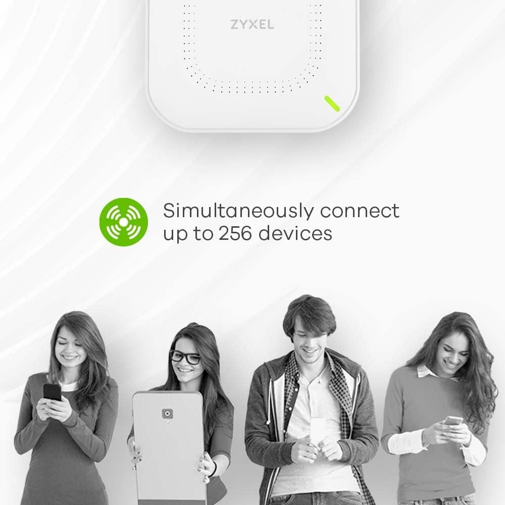 Zyxel AX1800 WiFi 6 Wireless Access Point Compatible with PC/Smartphone/Tablet